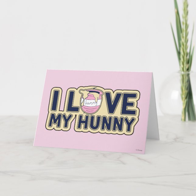 Winnie The Pooh | I Love My Hunny Card (Front)