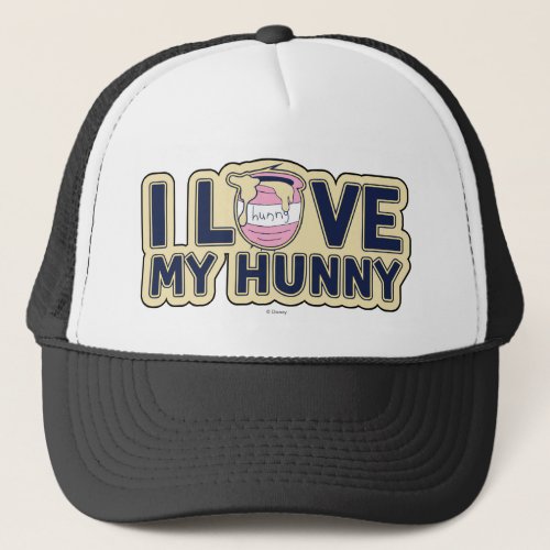 Winnie The Pooh  I Love My Hunny Trucker Hat