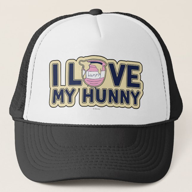 Winnie The Pooh | I Love My Hunny Trucker Hat (Front)