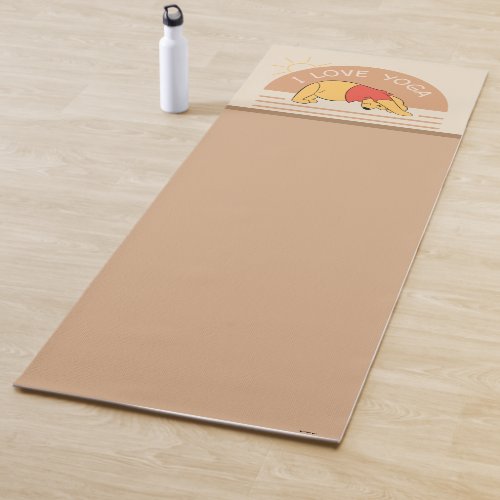 Winnie the Pooh _ I Love Yoga Yoga Mat