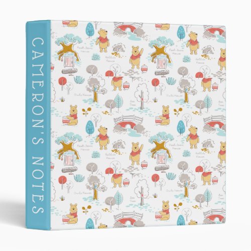 Winnie the Pooh  In the Hundred Acre Wood 3 Ring Binder