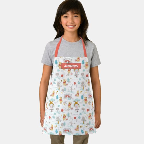 Winnie the Pooh  In the Hundred Acre Wood Apron