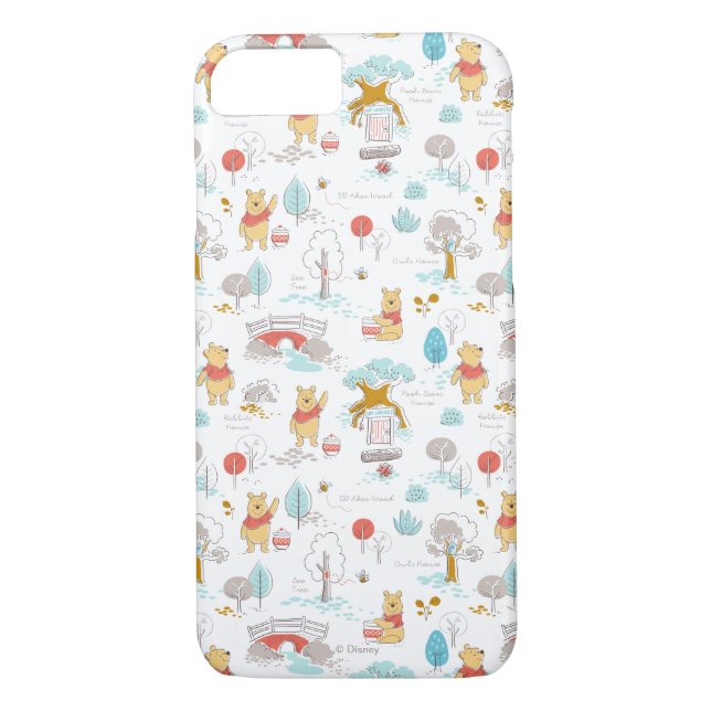 Winnie the Pooh | In the Hundred Acre Wood Case-Mate iPhone Case (Back)