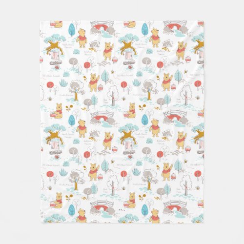 Winnie the Pooh  In the Hundred Acre Wood Fleece Blanket