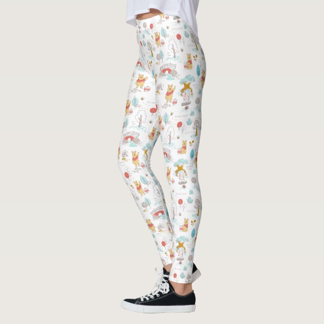 Winnie the Pooh | In the Hundred Acre Wood Leggings (Left)