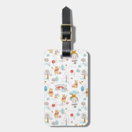Winnie the Pooh  In the Hundred Acre Wood Luggage Tag