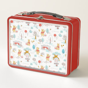 Winnie the Pooh In the Hundred Acre Wood Metal Lunch Box
