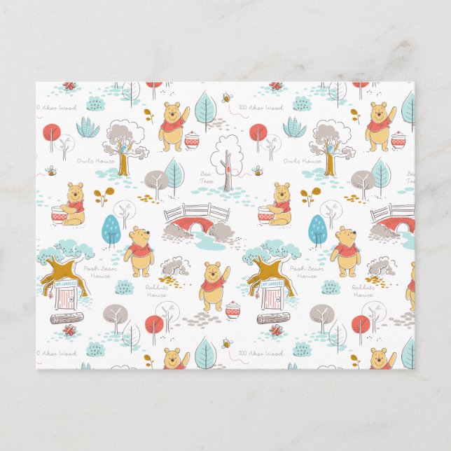 Winnie the Pooh | In the Hundred Acre Wood Postcard (Front)