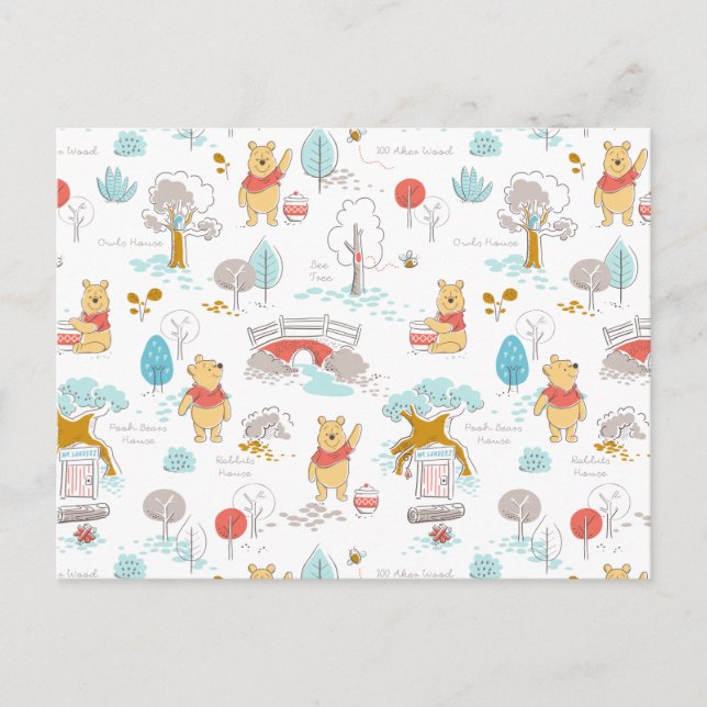 Winnie the Pooh | In the Hundred Acre Wood Postcard (Front)
