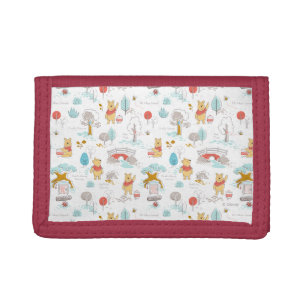 Winnie the Pooh In the Hundred Acre Wood Tri-fold Wallet