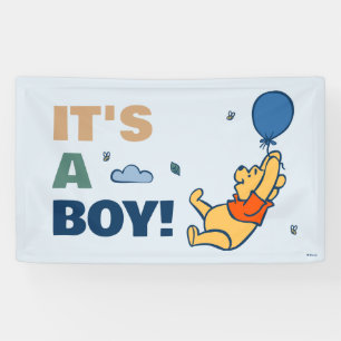 Winnie the Pooh "It's a Boy" Baby Shower Banner