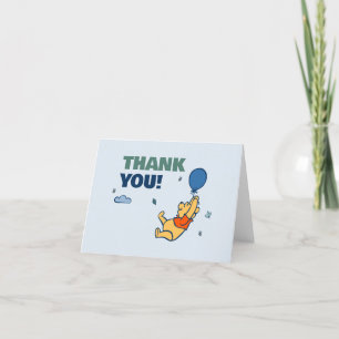 Winnie the Pooh   It's a Boy Baby Shower Letterpress Thank You Card