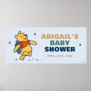 Winnie the Pooh "It's a Boy" Baby Shower Poster