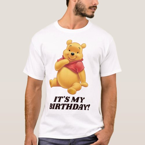 Winnie the Pooh  Its My Birthday T_Shirt