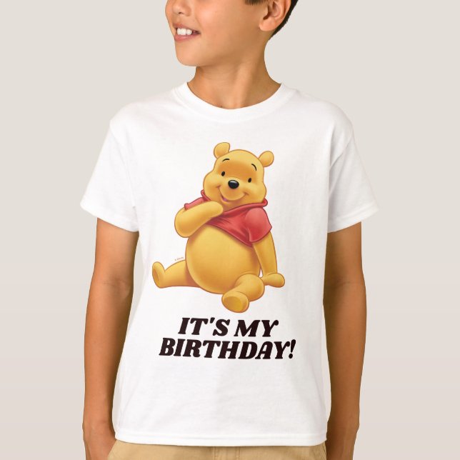Winnie the Pooh | It's My Birthday T-Shirt (Front)