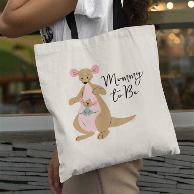 Winnie the Pooh | Kanga and Roo Mommy to Be Tote Bag (Person carrying tote bag)
