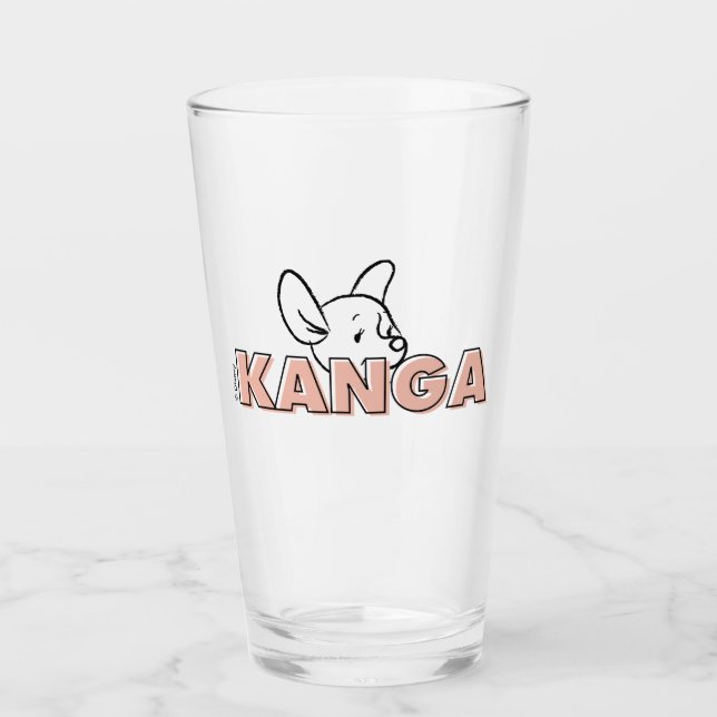 Winnie the Pooh | Kanga Peek-A-Boo Glass (Front)