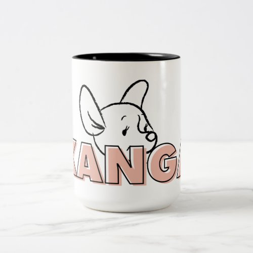 Winnie the Pooh  Kanga Peek_A_Boo Two_Tone Coffee Mug