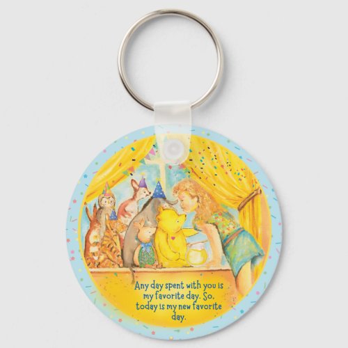 Winnie The Pooh Keychain _ girls keyring