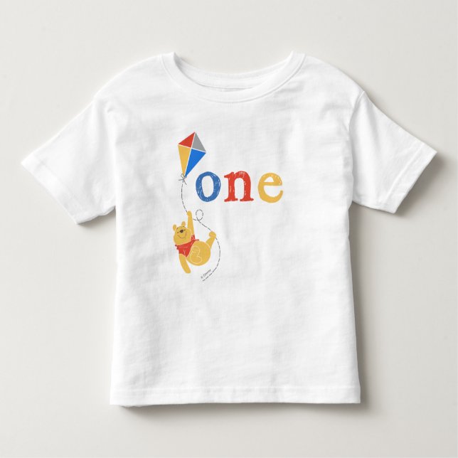 Winnie the Pooh Kite | Baby Boy Toddler T-shirt (Front)