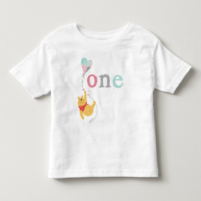 Winnie the Pooh Kite | Baby Girl Toddler T-shirt (Front)