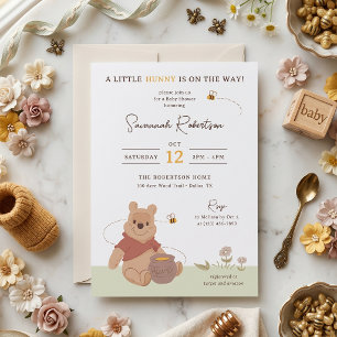 Winnie the Pooh Little Hunny Baby Shower Invitation