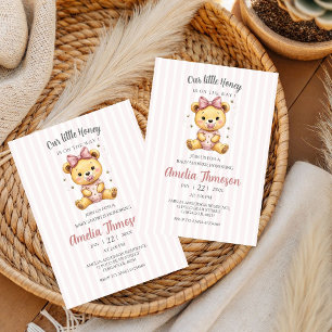 Winnie the Pooh Little Hunny Baby Shower  Invitation