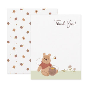 Winnie the Pooh Little Hunny - Baby Shower Thank You Card