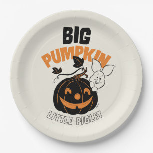 Winnie the Pooh   Little Piglet Big Pumkin Paper Plates