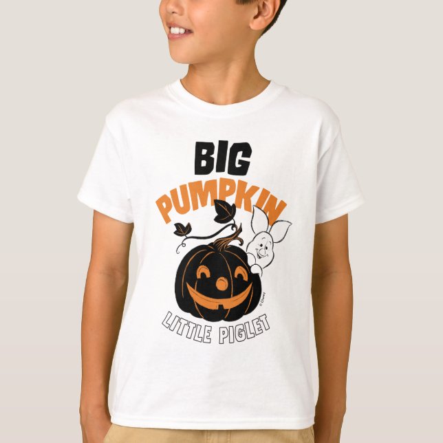 Winnie the Pooh | Little Piglet Big Pumkin T-Shirt (Front)