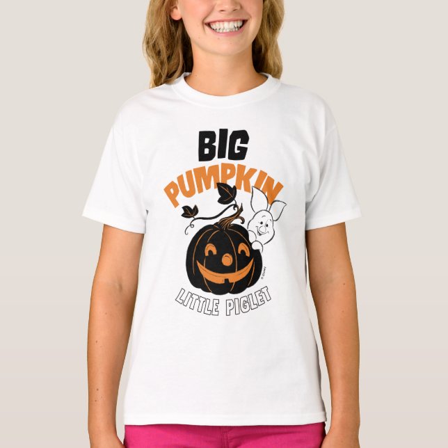 Winnie the Pooh | Little Piglet Big Pumkin T-Shirt (Front)