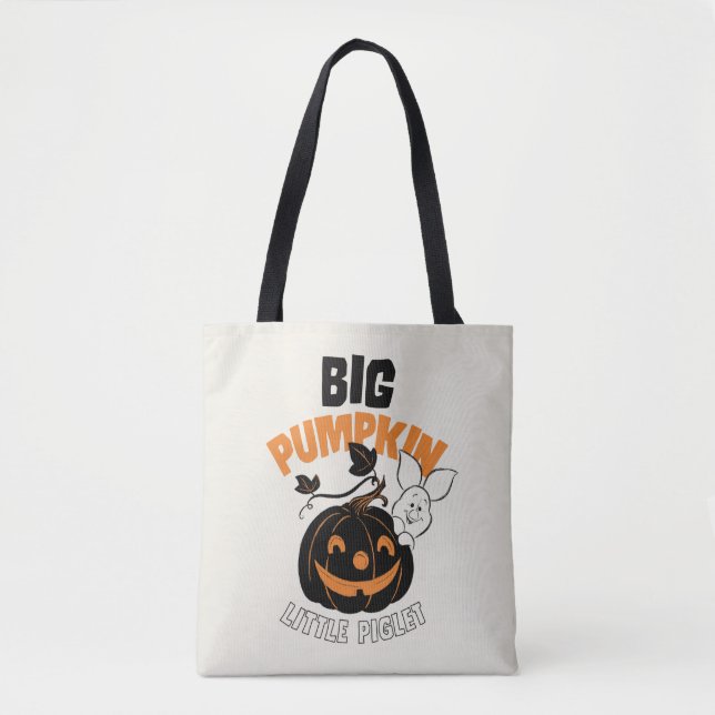 Winnie the Pooh | Little Piglet Big Pumkin Tote Bag (Front)