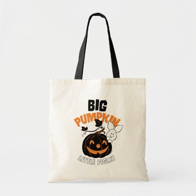 Winnie the Pooh | Little Piglet Big Pumkin Tote Bag (Front)