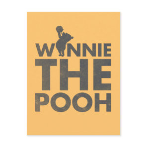 Winnie the Pooh Logo Postcard