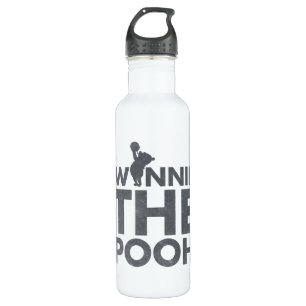 Winnie the Pooh Logo Stainless Steel Water Bottle