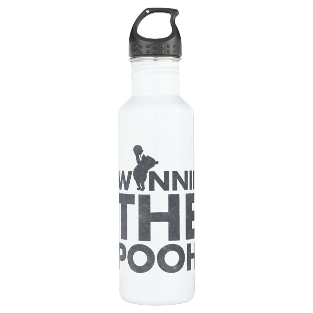 Winnie the Pooh Logo Stainless Steel Water Bottle (Front)
