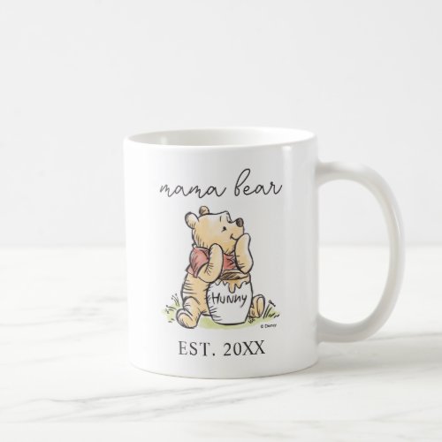 Winnie the Pooh  Mama Bear _ New Mom Coffee Mug