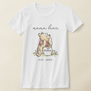 Winnie the Pooh   Mama Bear - New Mom T-Shirt