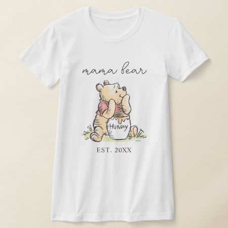 Winnie The Pooh | Mama Bear - New Mom T-shirt