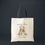 Winnie the Pooh | Mama Bear - New Mom Tote Bag<br><div class="desc">Calling all Mama Bears! This adorable tote bag features Disney's iconic Winnie the Pooh and the script text "Mama Bear" above him. But that's not all - personalize it just for you with the year you became a Mama!</div>