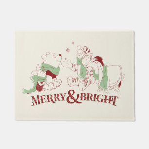 Winnie the Pooh   Merry & Bright Doormat
