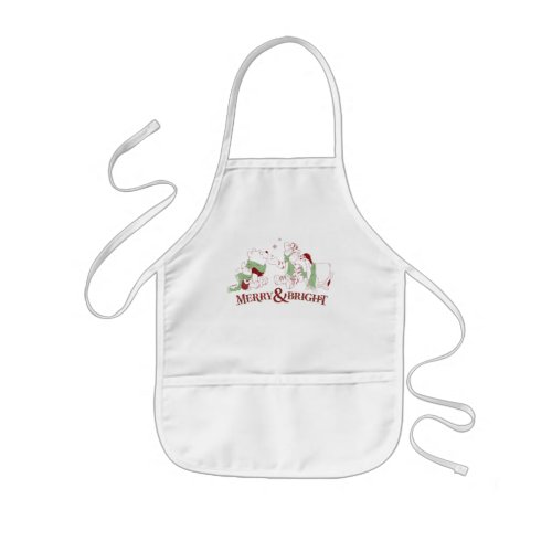 Winnie the Pooh  Merry  Bright Kids Apron