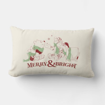 Winnie the Pooh | Merry &amp; Bright Lumbar Pillow
