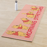 Winnie The Pooh Morning Stretches Yoga Mat at Zazzle