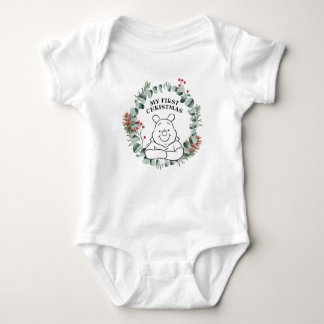 Winnie the Pooh | My First Christmas Baby Bodysuit