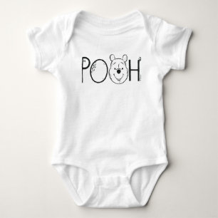 Winnie the Pooh Name Baby Bodysuit
