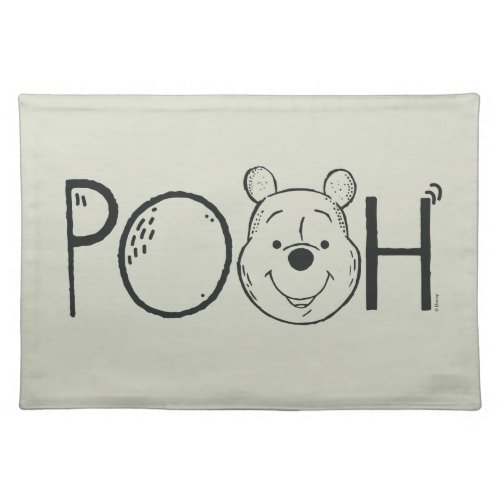 Winnie the Pooh Name Cloth Placemat