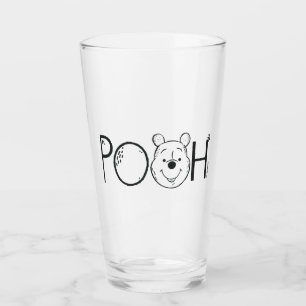 Winnie the Pooh Name Glass