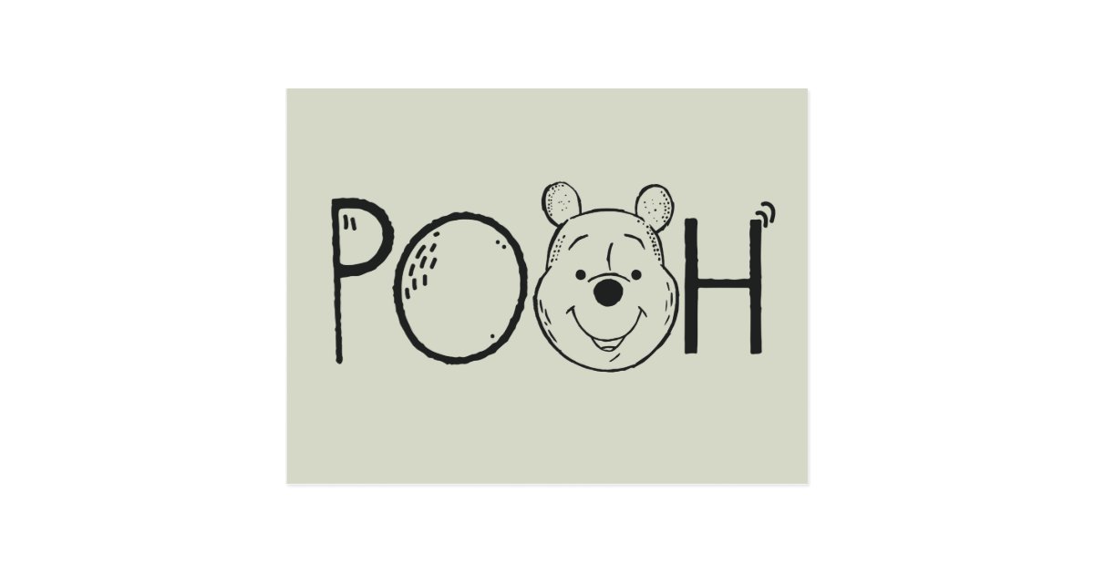 Winnie the Pooh Name Postcard | Zazzle.com