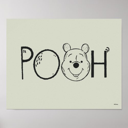 Winnie the Pooh Name Poster